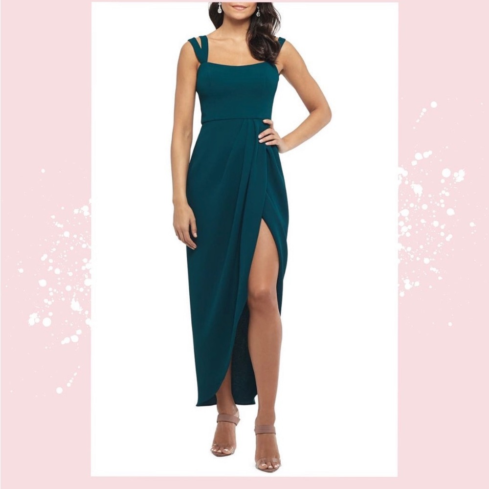 Emerald plus size dress